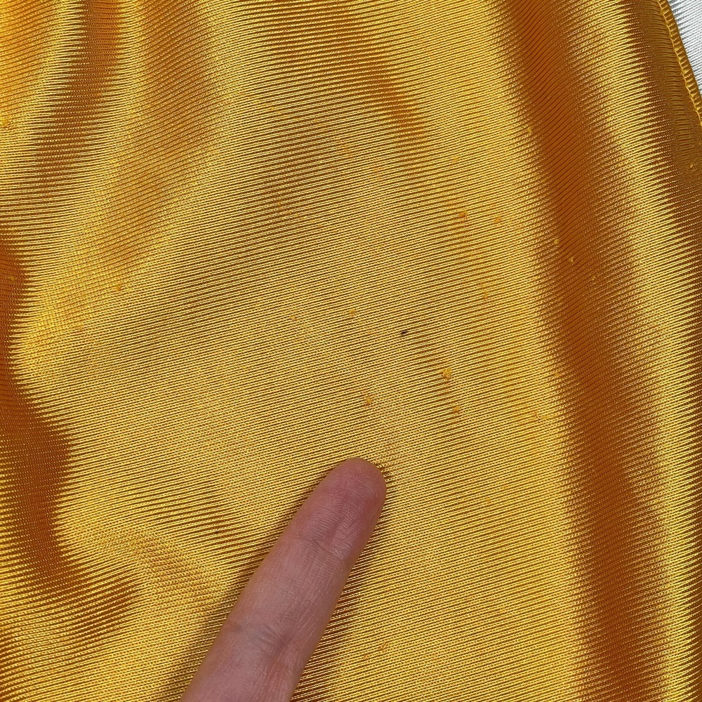 Vintage Nike Los Angeles Lakers Shorts Mens Size Medium Satin Yellow Embroidered - Picture 9 of 10